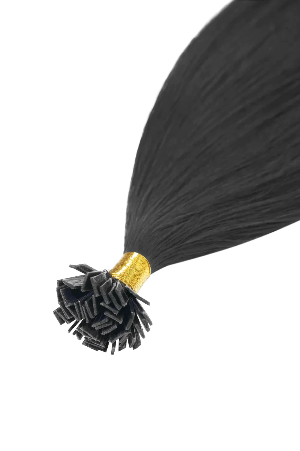 Jet Black (#1) Remy Royale Flat Tip Hair Extensions(Jet Black 1 Remy Royale Flat Tip Hair Extensions) 2 Jet Black (#1) Remy Royale Flat Tip Hair Extensions(Jet Black 1 Remy Royale Flat Tip Hair Extensions) - Image 2