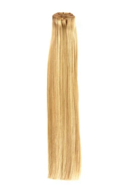 Natural Sandy Blonde (#12/16/613) Remy Royale Double Drawn Weave Extensions(Royale Human Hair Weft Weave Human Hair Extensions Brown Blonde Mix 12 16 613)