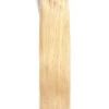 Remy Royale Double DrawnHuman Hair Weft WeaveExtensions - Light Golden Blonde (#16)(Royale Human Hair Weft Weave Human Hair Extensions Light Golden Blonde 16)