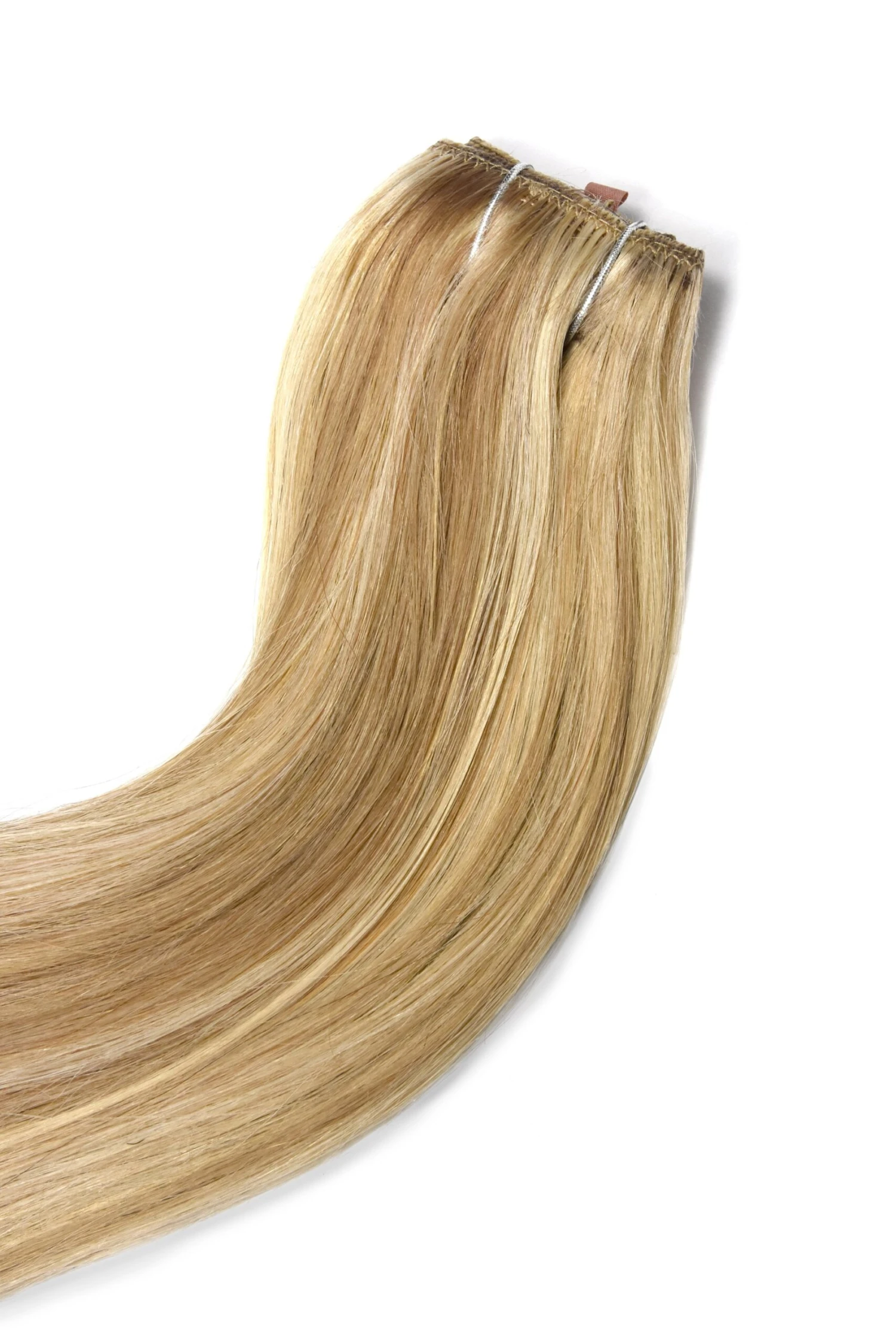Quad Wefted Remy Clip In Human Hair Extensions - Biscuit Blondey (#18/613)(Quad Wefted Remy Clip In Human Hair Extensions Lightest Brown Bleach Blonde Mix 18 613) 5 Quad Wefted Remy Clip In Human Hair Extensions - Biscuit Blondey (#18/613)(Quad Wefted Remy Clip In Human Hair Extensions Lightest Brown Bleach Blonde Mix 18 613) - Image 5