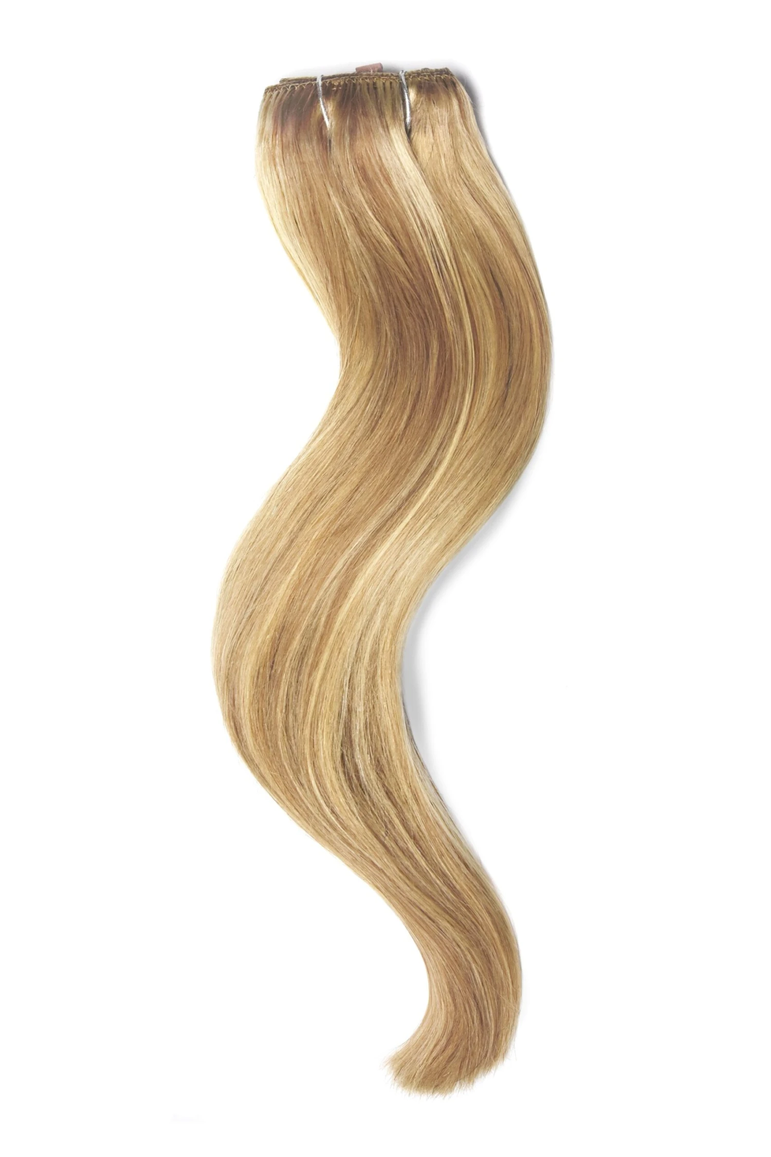 Quad Wefted Remy Clip In Human Hair Extensions - Biscuit Blondey (#18/613)(Quad Wefted Remy Clip In Human Hair Extensions Lightest Brown Bleach Blonde Mix 18 613) 2 Quad Wefted Remy Clip In Human Hair Extensions - Biscuit Blondey (#18/613)(Quad Wefted Remy Clip In Human Hair Extensions Lightest Brown Bleach Blonde Mix 18 613) - Image 2