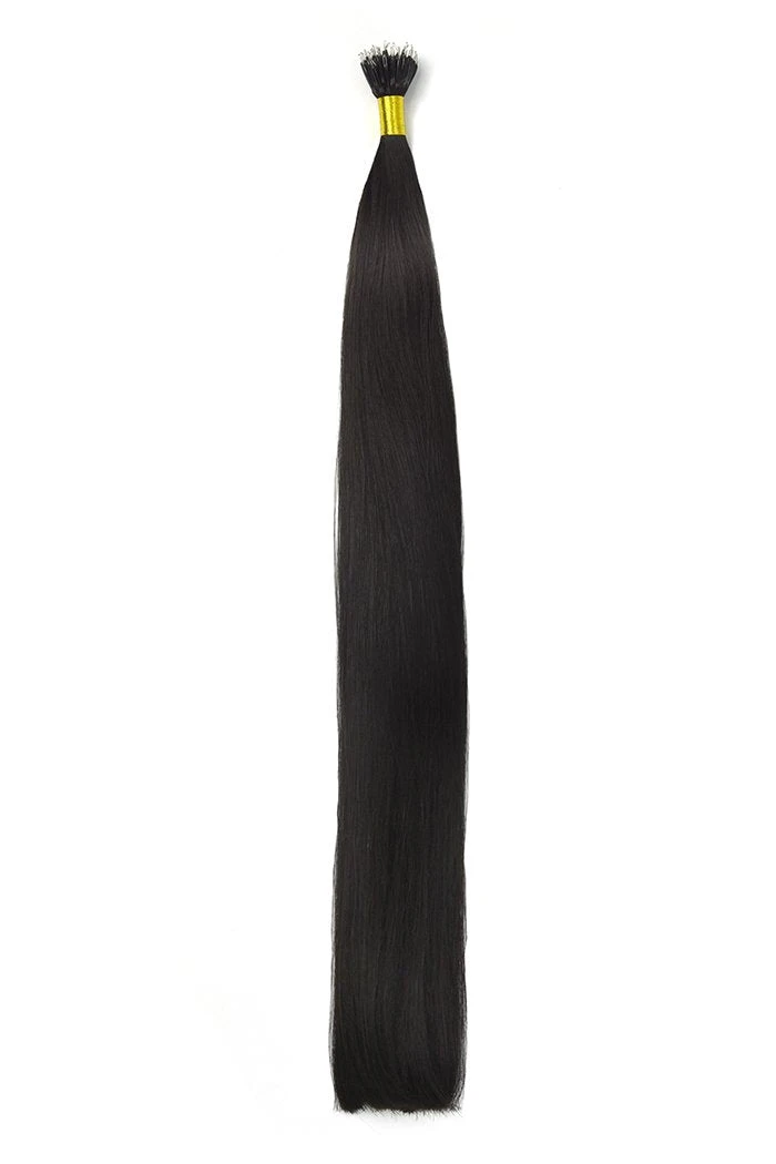 Nano Ring Hair Extensions Double Drawn - Off/Natural Black (#1B)(Nano Ring Hair Extensions Double Drawn Off Natural Black 1b) 1 Nano Ring Hair Extensions Double Drawn - Off/Natural Black (#1B)(Nano Ring Hair Extensions Double Drawn Off Natural Black 1b)