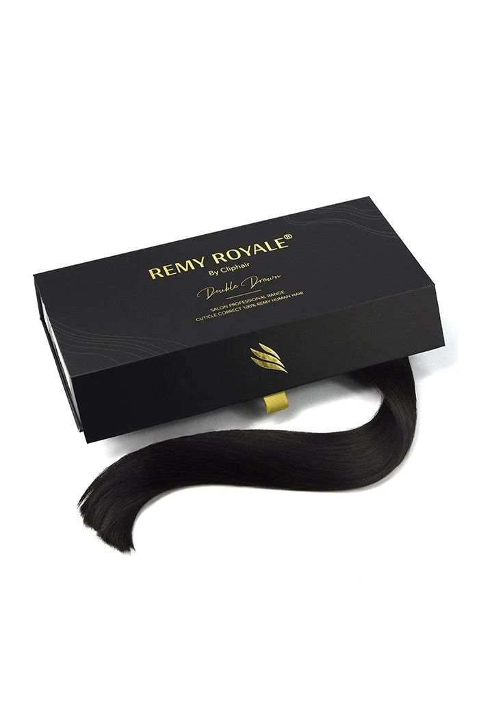 Nano Ring Hair Extensions Double Drawn - Off/Natural Black (#1B)(Nano Ring Hair Extensions Double Drawn Off Natural Black 1b) 3 Nano Ring Hair Extensions Double Drawn - Off/Natural Black (#1B)(Nano Ring Hair Extensions Double Drawn Off Natural Black 1b) - Image 3