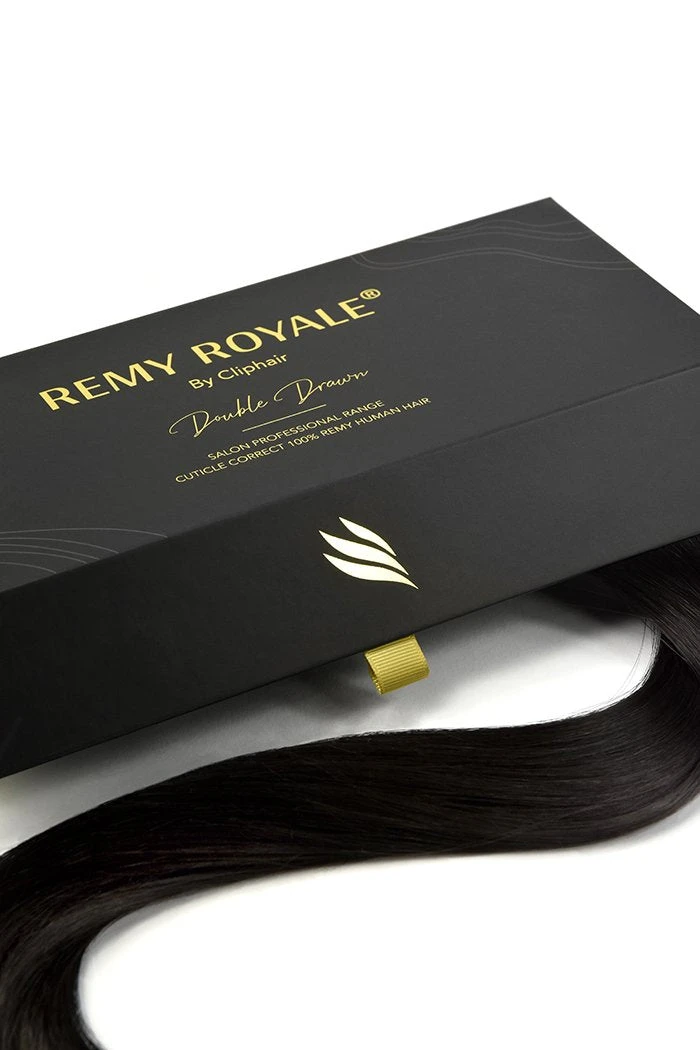 Nano Ring Hair Extensions Double Drawn - Off/Natural Black (#1B)(Nano Ring Hair Extensions Double Drawn Off Natural Black 1b) 4 Nano Ring Hair Extensions Double Drawn - Off/Natural Black (#1B)(Nano Ring Hair Extensions Double Drawn Off Natural Black 1b) - Image 4