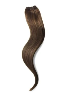 One Piece Top-up Remy Clip In Human Hair Extensions - Light/Chestnut Brown (#6)(One Piece Clip In Hair Extension Lightchestnut Brown 6) -Cliphair Sale Store 1 4e8005e5 52f8 4268 9f09 44519a0ef4cb