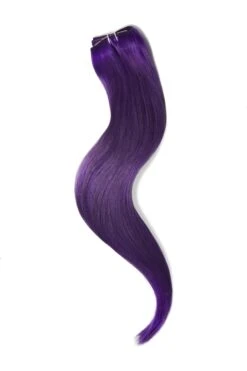 One Piece Top-up Remy Clip In Human Hair Extensions - Purple(One Piece Clip In Hair Extension Purple) -Cliphair Sale Store 1 87780005 4d13 4b84 9f74 64fd598df384