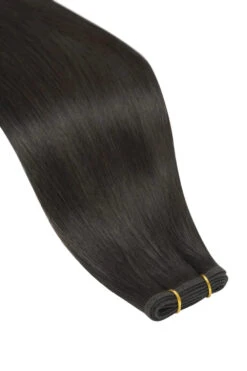 Off/Natural Black (#1B) Remy Royale Flat Weft Hair Extensions(Off Natural Black 1b Remy Royale Flat Weft Hair Extensions) 5 Off/Natural Black (#1B) Remy Royale Flat Weft Hair Extensions(Off Natural Black 1b Remy Royale Flat Weft Hair Extensions) -Cliphair Sale Store 1b rfw website attachment