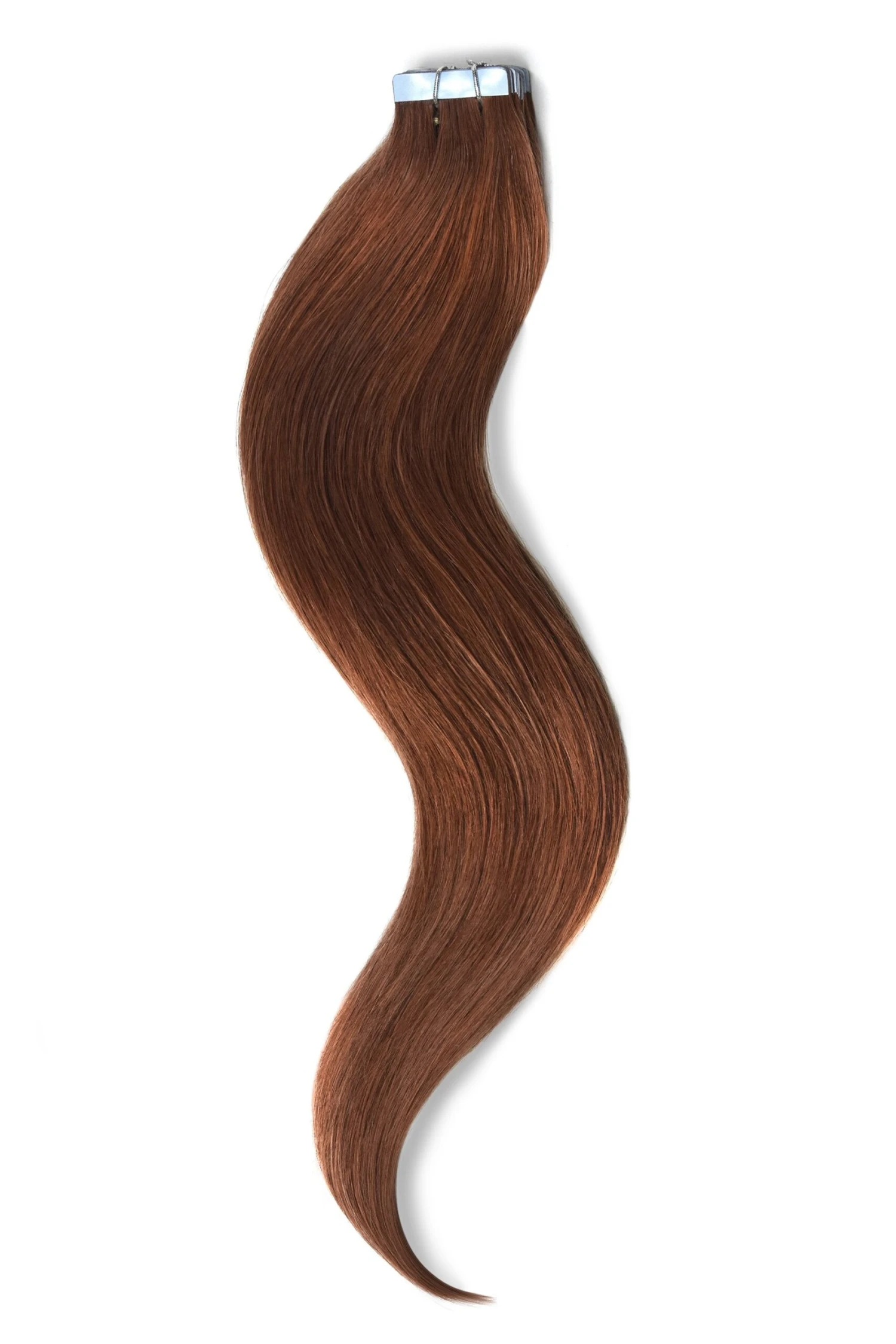 Tape In Remy Human Hair Extensions - Dark Auburn/Copper Red (#33)(Tape In Remy Human Hair Extensions 33) 1 Tape In Remy Human Hair Extensions - Dark Auburn/Copper Red (#33)(Tape In Remy Human Hair Extensions 33)