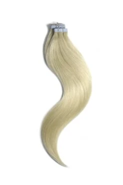 Tape In Hair Extensions - Ice Blonde(Tape In Remy Human Hair Extension Ice Blonde)