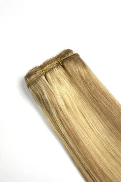 Remy Royale Double DrawnHuman Hair Weft WeaveExtensions - Biscuit Blondey (#18/613)(Royale Human Hair Weft Weave Human Hair Extensions Brown Blonde Mix 18 613) -Cliphair Sale Store 2 14ea2503 930d 4112 b4c0 b8872ed1b0a8