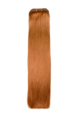 Remy Royale Double Drawn Human Hair Weft Weave Extensions - Flaming Ginger (#350)(Remy Royale Double Drawn Human Hair Weft Weave Extensions Ginger Red Natural Red 350)