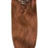 Dark Auburn/Copper Red (#33) Remy Royale Seamless Clip Ins(Remy Royale Seamless Clip Ins Dark Auburn Copper Red 33)