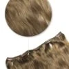 One Piece Top-up Remy Clip In Human Hair Extensions - Dark Blonde (#14)(One Piece Clip In Hair Extension Dark Blonde 14)