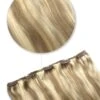 One Piece Top-up Remy Clip In Human Hair Extensions - Biscuit Blondey (#18/613)(One Piece Clip In Hair Extension Brown Blonde Mix 18 613)