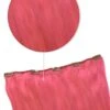 One Piece Top-up Remy Clip In Human Hair Extensions - Pink(One Piece Clip In Hair Extension Pink)