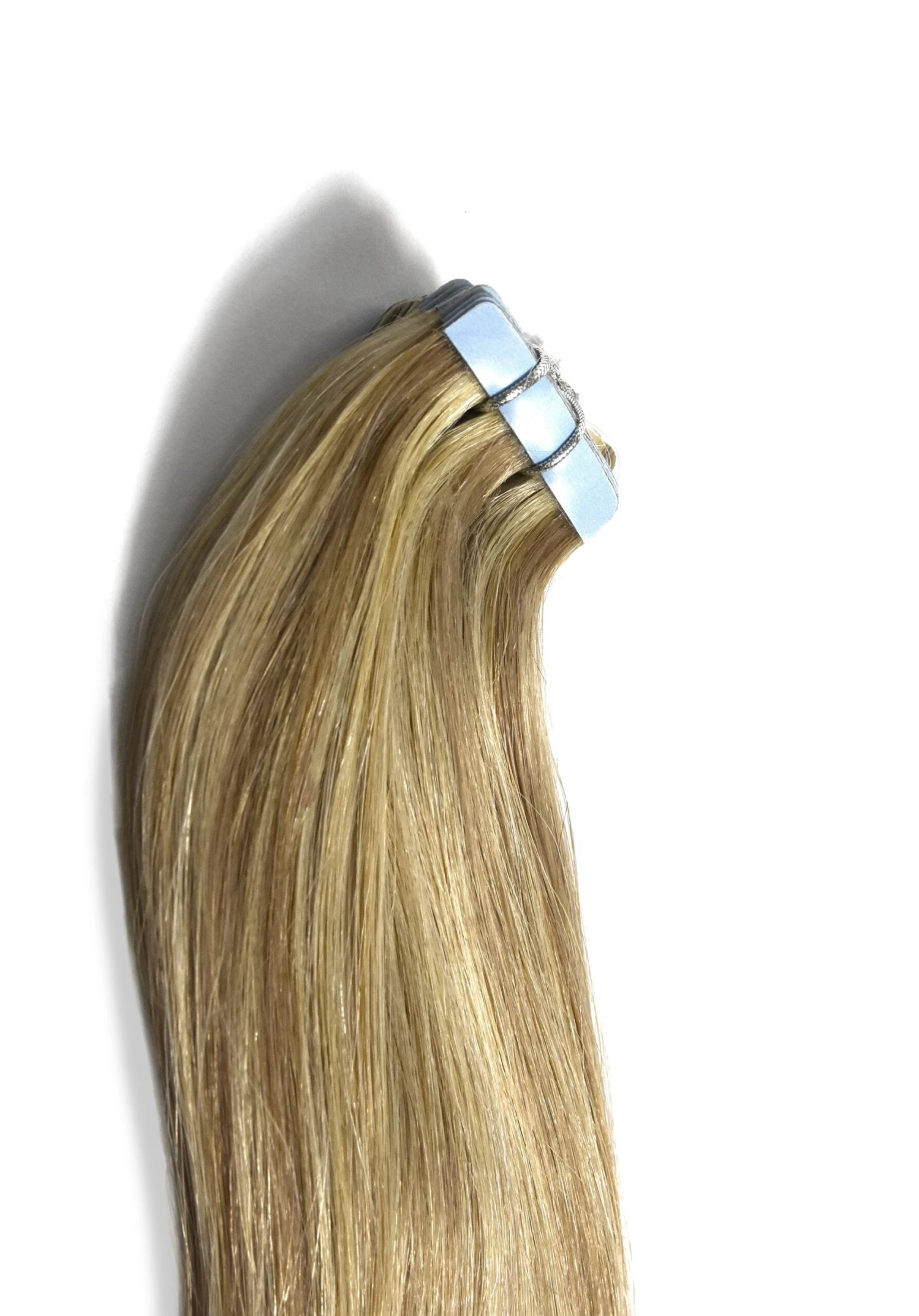 Tape In Remy Human Hair Extensions Biscuit Blondey (#18/613)(Tape In Remy Human Hair Extension Blonde Mix 18 613) 2 Tape In Remy Human Hair Extensions Biscuit Blondey (#18/613)(Tape In Remy Human Hair Extension Blonde Mix 18 613) - Image 2