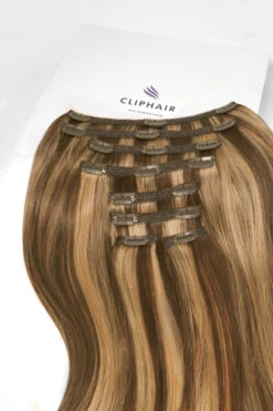 Chocolate Honey (#4/27) Ultra-Volume Clip In Full Head Set (240-300G)(Chocolate Honey 4 27 Ultra Volume Clip In Full Head Set 240 300g)