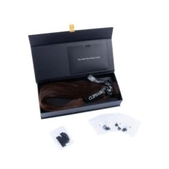 Medium Brown (#4) Halo Hair Extensions(Medium Brown 4 Halo Hair Extensions) -Cliphair Sale Store 4 hal website box min