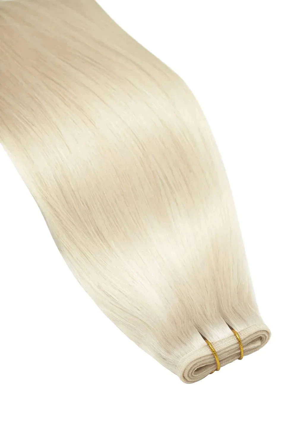 Lightest Blonde (#60) Remy Royale Flat Weft Hair Extensions(Lightest Blonde 60 Remy Royale Flat Weft Hair Extensions) 3 Lightest Blonde (#60) Remy Royale Flat Weft Hair Extensions(Lightest Blonde 60 Remy Royale Flat Weft Hair Extensions) - Image 3