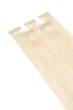 Lightest Blonde (#60) Remy Royale Invisible Tape In Hair Extensions(Remy Royale Invisible Tape In Hair Extension Lightest Blonde 60)