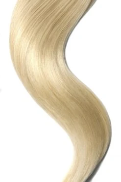 Tape In Human Hair Extensions Lightest Blonde (#60)(Tape In Remy Human Hair Extension Lightest Blonde 60) -Cliphair Sale Store 60 closeups