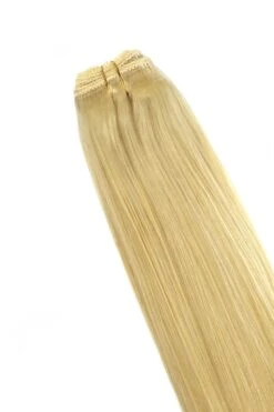 Bleach Blonde (#613) Remy Royale Double Drawn Weave Extensions(Royale Human Hair Weft Weave Human Hair Extensions Bleach Blonde 613) -Cliphair Sale Store 613 rrh website attachment