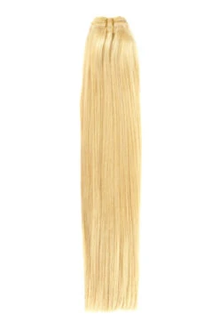 Bleach Blonde (#613) Remy Royale Double Drawn Weave Extensions(Royale Human Hair Weft Weave Human Hair Extensions Bleach Blonde 613)