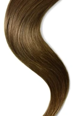 Tape In Human Hair Extensions Chestnut Brown (#6)(Tape In Remy Human Hair Extension Light Brown 6) -Cliphair Sale Store 6 closeups