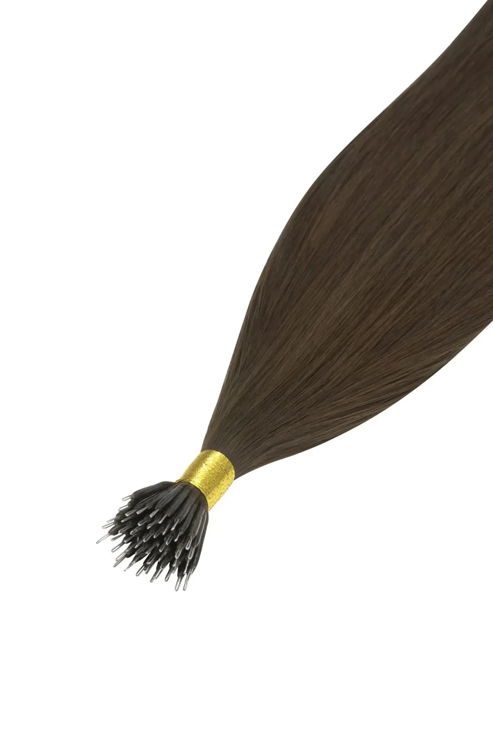 Mousey Brown (#6B) Nano Ring Hair Extensions(Mousey Brown 6b Nano Ring Hair Extensions) 2 Mousey Brown (#6B) Nano Ring Hair Extensions(Mousey Brown 6b Nano Ring Hair Extensions) - Image 2