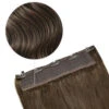 Medium Ash Brown (#8) Supreme Quad Weft One Piece Clip In Hair Extensions(Medium Ash Brown 8 Supreme Quad Weft One Piece Clip In Hair Extension)
