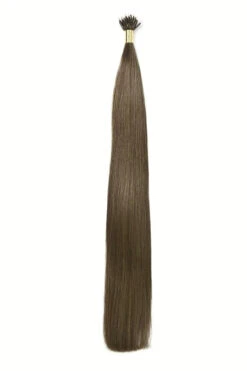 Nano Ring Hair Extensions Double Drawn - Ash Brown (#9)(Nano Ring Hair Extensions Double Drawn Ash Brown 9)