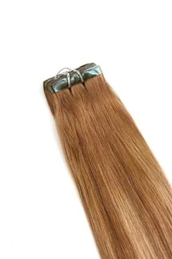 Tape In Hair Extensions - Cinnamon Swirl Balayage(Tape In Balayage Hair Extensions Cinnamon Swirl) -Cliphair Sale Store BalayageHairExtensionsCloseUp CinnamonSwirl
