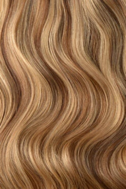 Hazelnut Brondie (#6/27) Straight Up Wrap Around Ponytail Extension(Hazelnut Brondie 6 27 Straight Up Wrap Around Ponytail Extension) -Cliphair Sale Store Cliphair colour P6 27 C