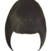 Clip In /on Remy Human Hair Fringe / Bangs - Dark Brown (#3)(Clip In On Remy Human Hair Fringe Bangs Brown 3)