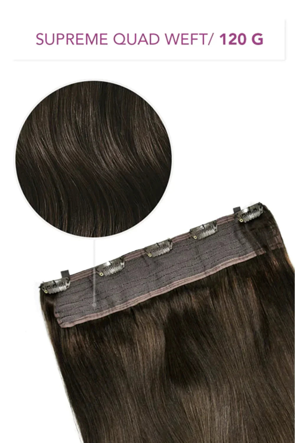 Front Page -Cliphair Sale Store Dark Brown One Piece Hair Extensions Surpreme 3 dqw wwebsite attachment 1