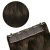 Dark Brown (#3) Supreme Quad Weft One Piece Clip In Hair Extensions(Dark Brown 3 Supreme Quad Weft One Piece Clip In Hair Extension 1)
