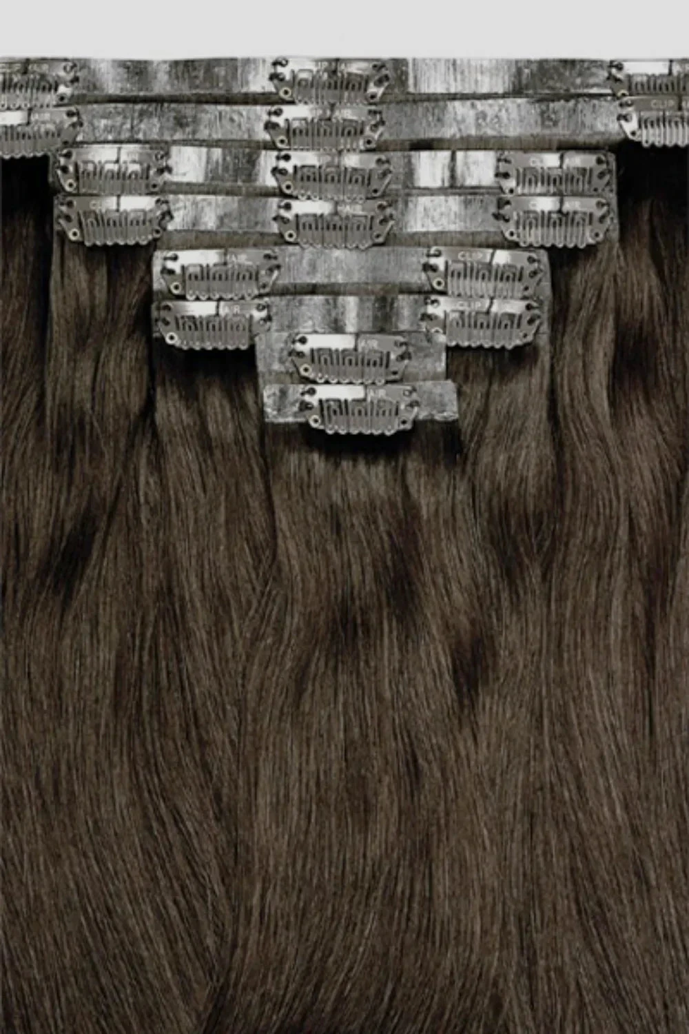 Dark Brown Remy Royale Seamless Clip Ins (#3)(Remy Royale Seamless Clip Ins Dark Brown 3) 2 Dark Brown Remy Royale Seamless Clip Ins (#3)(Remy Royale Seamless Clip Ins Dark Brown 3) - Image 2