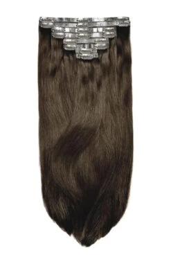 Dark Brown Remy Royale Seamless Clip Ins (#3)(Remy Royale Seamless Clip Ins Dark Brown 3)