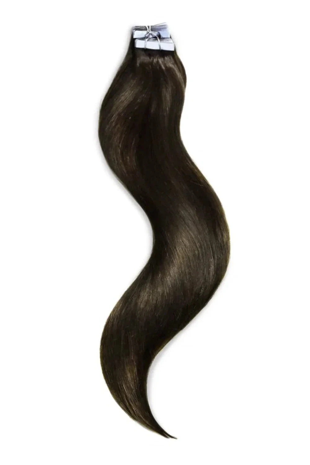 Tape In Remy Human Hair Extension Dark Brown (#3)(Tape In Remy Human Hair Extension Dark Brown 3) 1 Tape In Remy Human Hair Extension Dark Brown (#3)(Tape In Remy Human Hair Extension Dark Brown 3)