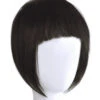 Darkest Brown Clip In Fringe (#2)(Clip On Fringe Hair Darkest Brown 2)