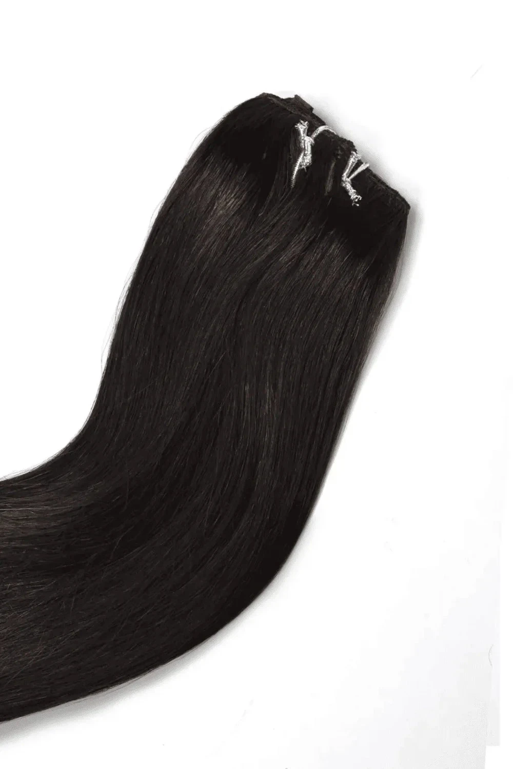 Darkest Brown (#2) Quad Weft Clip In One Piece Hair Extensions(Quad Wefted Remy Clip In Human Hair Extensions Darkest Brown 2) 5 Darkest Brown (#2) Quad Weft Clip In One Piece Hair Extensions(Quad Wefted Remy Clip In Human Hair Extensions Darkest Brown 2) - Image 5