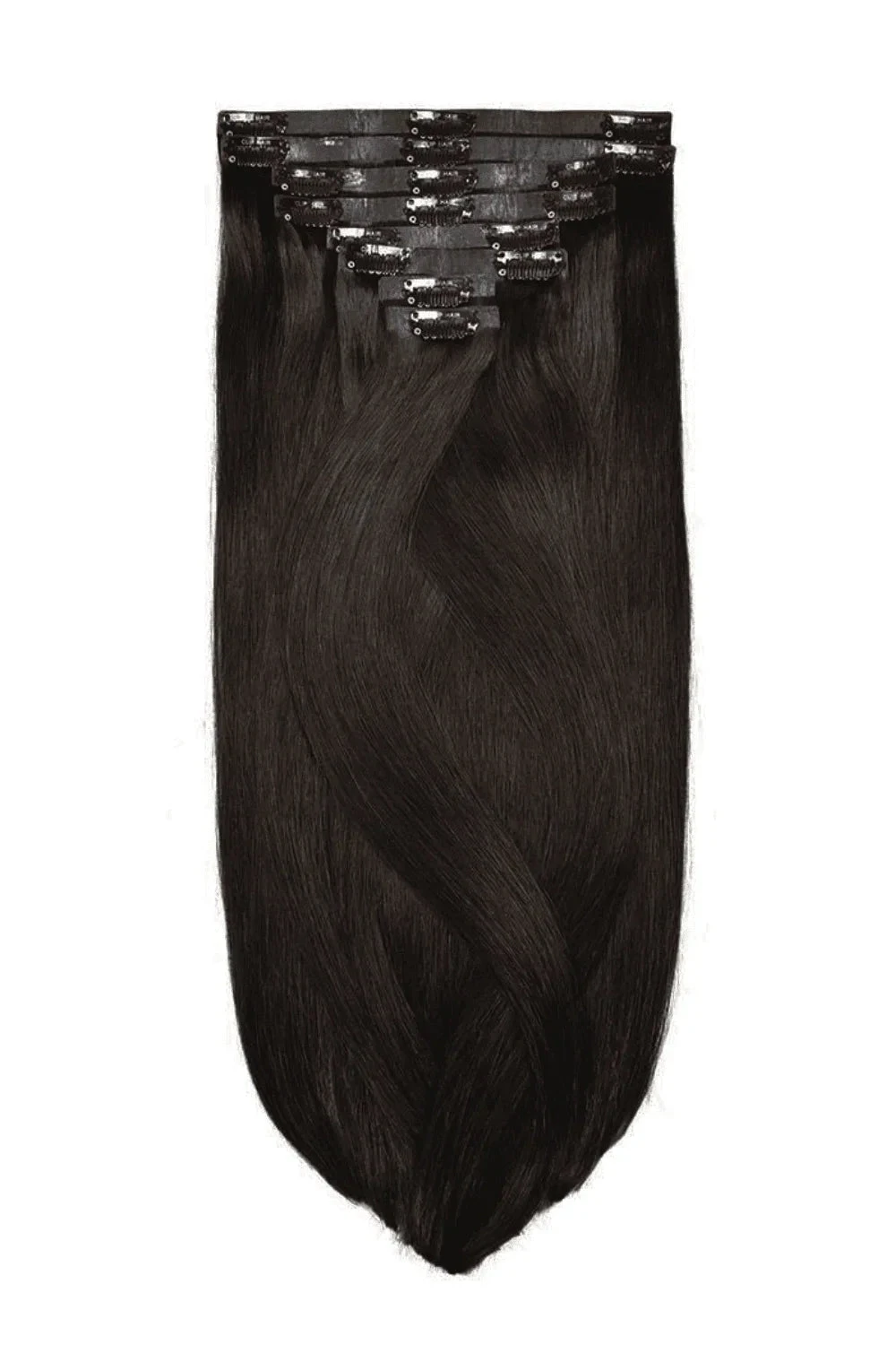 Darkest Brown (#2) Double Drawn Seamless Clip In Hair Extensions(Seamless Clip In Hair Extensions Double Drawn Darkest Brown) 1 Darkest Brown (#2) Double Drawn Seamless Clip In Hair Extensions(Seamless Clip In Hair Extensions Double Drawn Darkest Brown)