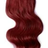 Double WeftedRemy Clip In Human Hair Extensions - Deep Red(Double Wefted Remy Clip In Human Hair Extensions Deep Red)