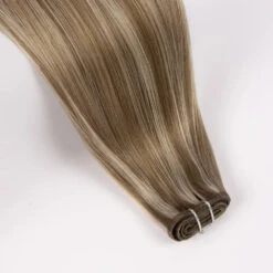 Iced Cappuccino (#14/22) Remy Royale Flat Weft Hair Extensions(Iced Cappuccino 14 22 Remy Royale Flat Weft Hair Extensions)