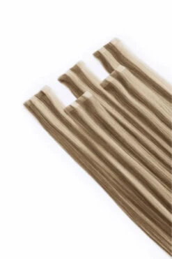 Iced Cappuccino (#14/22) Remy Royale Invisible Tape In Hair Extensions(Iced Cappuccino 14 22 Remy Royale Invisible Tape In Hair Extensions)