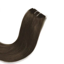 Quad Weft Clip In One Piece Hair Extensions - Medium Brown (#4)(Quad Wefted Remy Clip In Human Hair Extensions Medium Brown 4) -Cliphair Sale Store Medium Brown One Piece Hair Extensions 4 qwp website cropped a5c373e7 ef95 4f0b 9af9 760fd44f6834