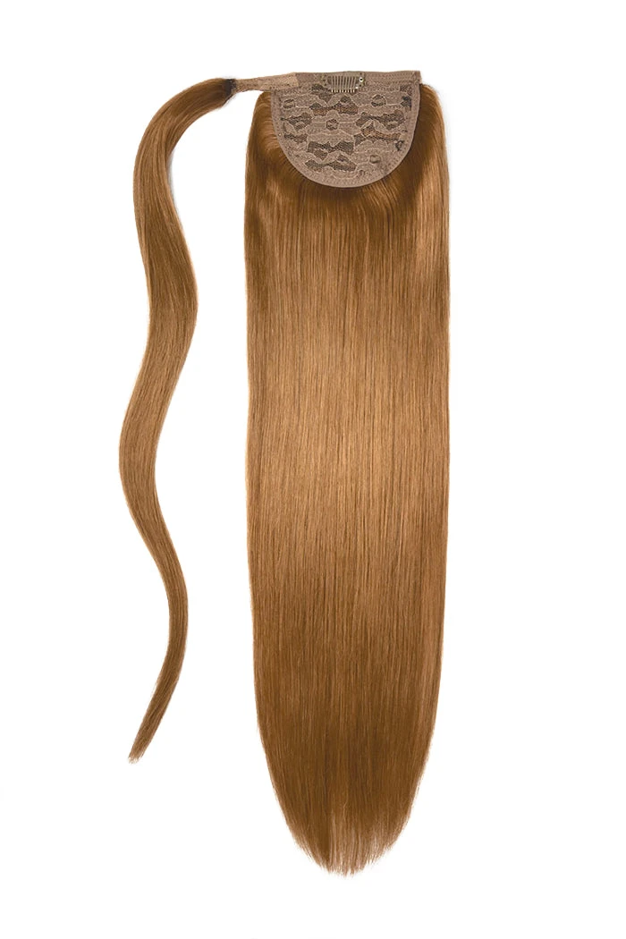 Light Auburn (#30) Straight Up Wrap Around Ponytail Extension(Light Auburn 30 Straight Up Wrap Around Ponytail Extension) 1 Light Auburn (#30) Straight Up Wrap Around Ponytail Extension(Light Auburn 30 Straight Up Wrap Around Ponytail Extension)
