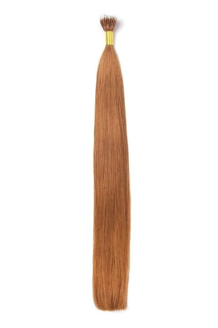 Nano Ring Hair Extensions Double Drawn - Autumn Spice (#30B)(Autumn Spice 30b Nano Ring Hair Extensions) 1 Nano Ring Hair Extensions Double Drawn - Autumn Spice (#30B)(Autumn Spice 30b Nano Ring Hair Extensions)