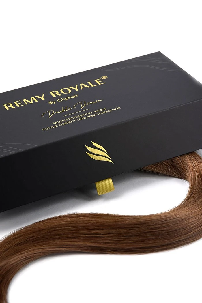 Nano Ring Hair Extensions Double Drawn - Light/Chestnut Brown (#6)(Nano Ring Hair Extensions Double Drawn Light Chestnut Brown 6) 4 Nano Ring Hair Extensions Double Drawn - Light/Chestnut Brown (#6)(Nano Ring Hair Extensions Double Drawn Light Chestnut Brown 6) - Image 4