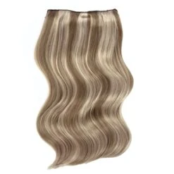 Oak Brondie Double Wefted Full Head Clip In Hair Extensions(Oak Brondie Double Wefted Full Head Clip In Hair Extensions)